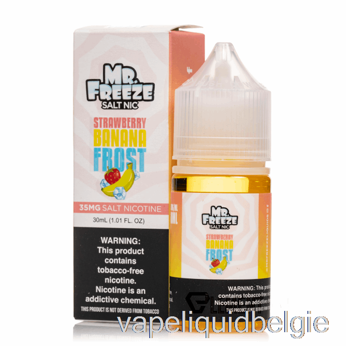 Vape België Aardbei Banaan Frost - Mr Freeze Salts - 30ml 50mg